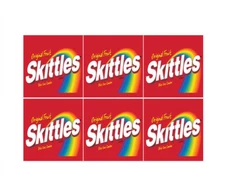 6 Inside Mount vendstar VENDING candy gumball labels Sticker 2.5 x 2.5" Skittles