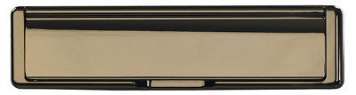 Briefkasten uPVC Tür Briefschild Bronze 12 Zoll Doppelverglasung PVC Composite