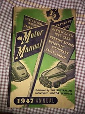 Motor Manual 1947 Annual Mag. Photos All Car Ford.Plymouth Jag Auto Vintage