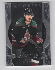 2023-24 UD ICE HOCKEY EXQUISITE ROOKIE MILOS KELEMEN ARIZONA COYOTES 72/499 #R9