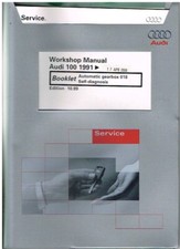 AUDI 100 (C4) '91-94 AUTOMATIC GEARBOX 018 FACTORY SELF DIAGNOSIS MANUAL