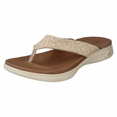 skechers diamante toe post sandals