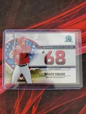 2023 Bowman Chrome Scouts Top 100 #BTP-68 Brady House Washington Nationals