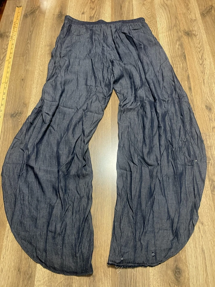 Drew Pants, Women's Size 28? Blue, Pull On, Wide Leg, Hippie Baggy - Image 2 of 4