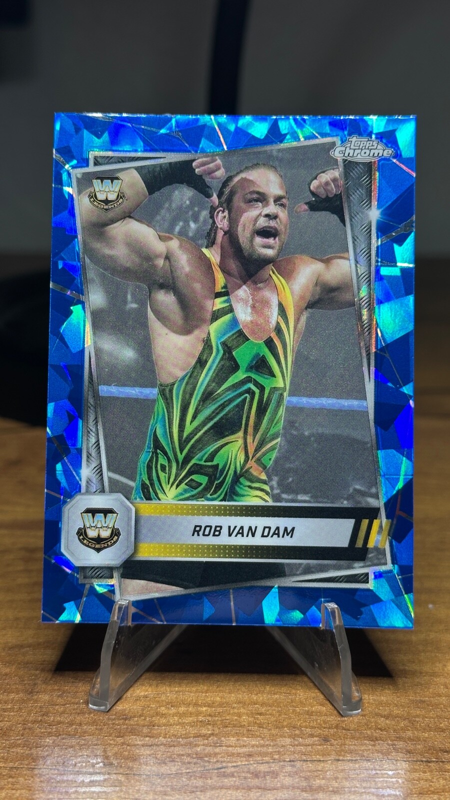 2025 Topps Chrome WWE Sapphire #163 Rob Van Dam