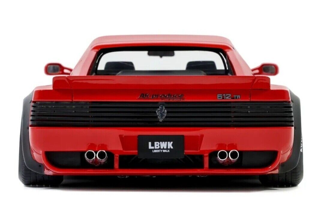1/18 Ferrari 512TR Testarossa LBWK 2021 Rosso Corsa Model 1/18 Ferrari 512TR Testarossa LBWK 2021 Rosso Corsa Model