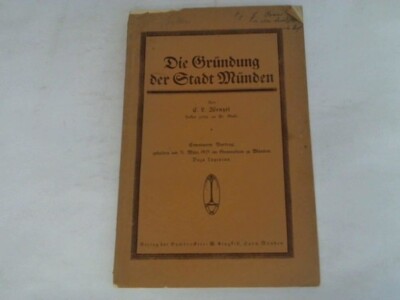 Wenzel, E. L.: Die Gründung der Stadt Münden