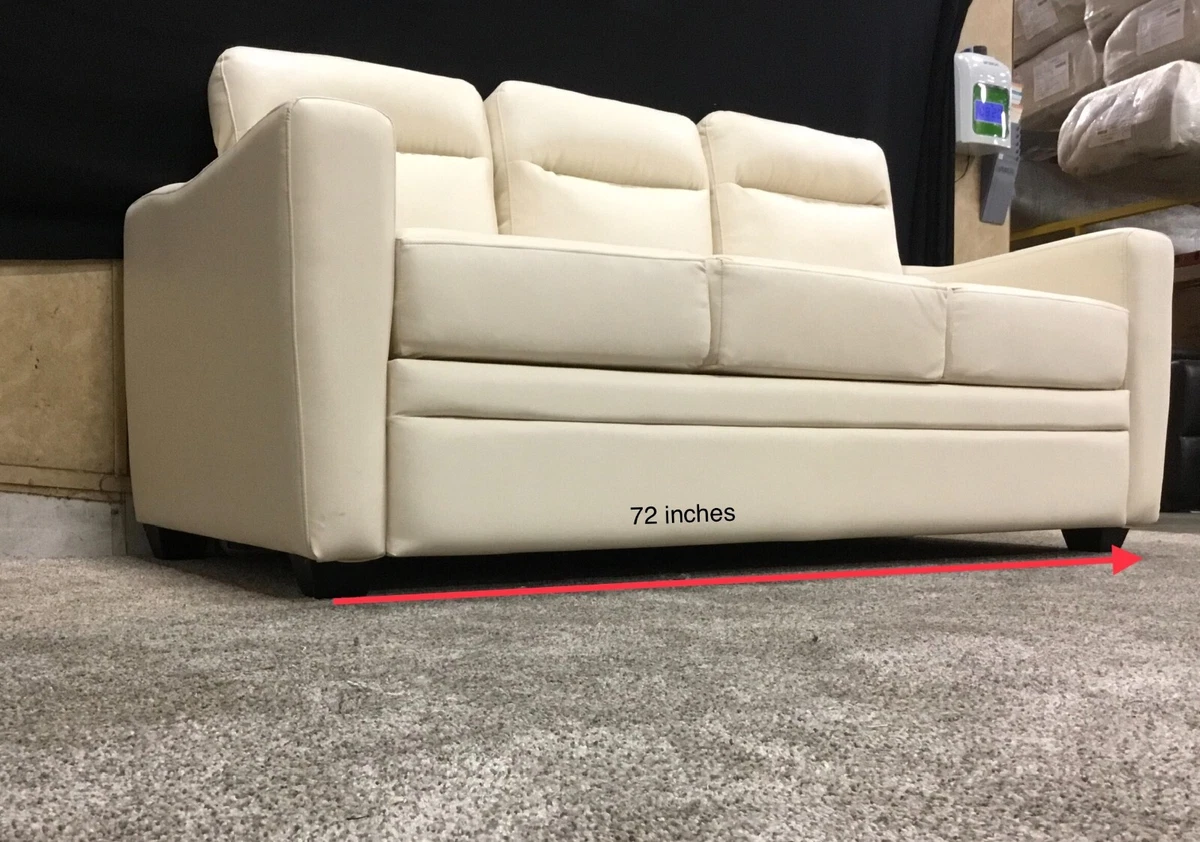 New 72 Inch RV Trifold Sofa Bed 3 year warranty on the material for peeling