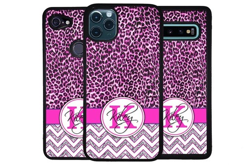Pink Leopard Animal Skin Personalized Phone Case for Apple Samsung LG Google