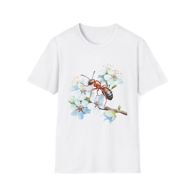 Insect Ant Floral Spring T-Shirt, Bug Lover Gift, Nature Graphic Tee, Garden