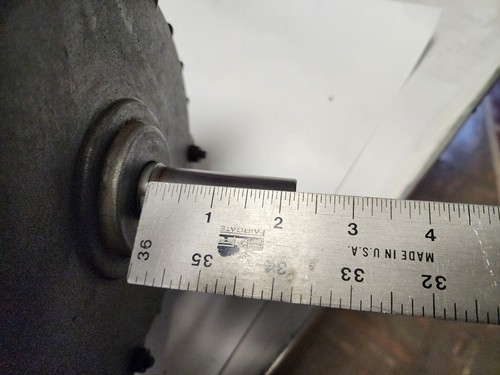 Used Dayton 1-1/2 HP 3 PH 1740 RPM D184 TEFC Electric Motor Model 2N934K - Picture 5 of 7