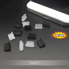 10x Dust Plug for Type-C USB Charging Port Protector Silicone Cover Phone