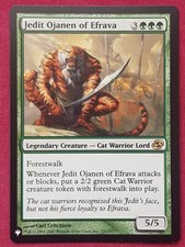 Magic The Gathering THE LIST JEDIT OJANEN OF EFRAVA green card MTG