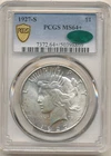 1927 S $1 Peace Dollar MS 64+ PCGS CAC Verified!