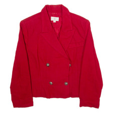 Nordstrom Womens Blazer Jacket Red Wool M