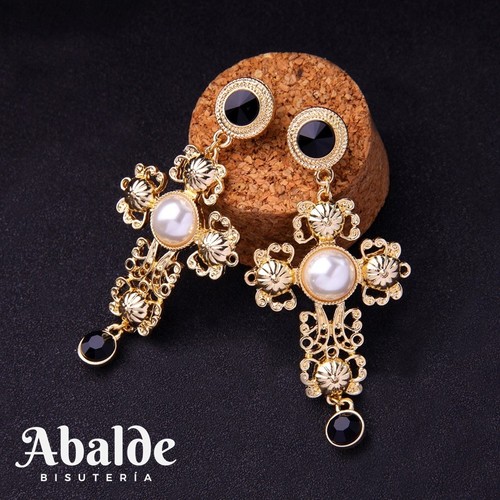 Joya Mujer Cruz Estilo Barroco Vintage Gold Regalo ideal | eBay