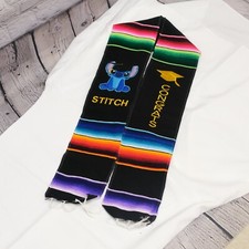 KIDS SIZE Stitch Class 2025 Graduation Sash Scarf Stole Mexican Embroidered