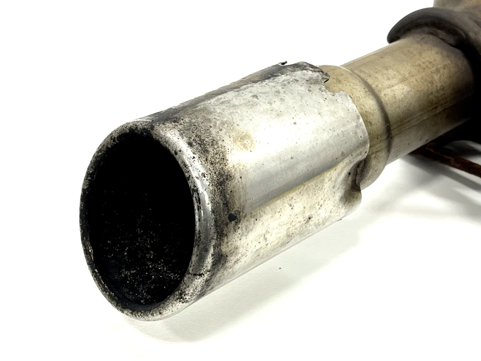 AUDI A6 C6 2005-2008 3,2 L ESCAPE SILENCIADOR TRASERO IZQUIERDO LADO DEL CONDUCTOR CON SUSPENSIÓN OEM Foto 2 de 4