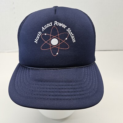 North Anna Power Station Trucker Hat Nuclear Atom Adjustable Snapback  Virginia