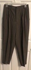 Vintage Trousers Pants Slacks Dark Green Gray  Size Is Shown Picture  Defect