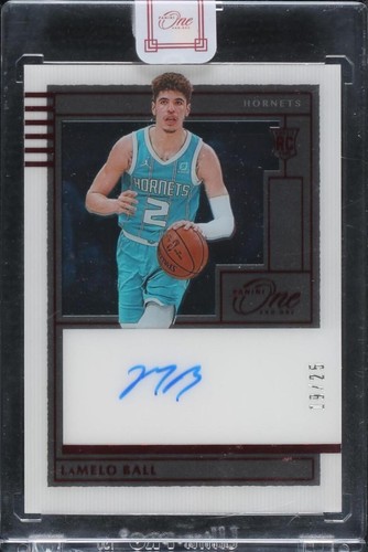 2020-21 One and One LAMELO BALL True RPA Blue Rookie Jersey Auto