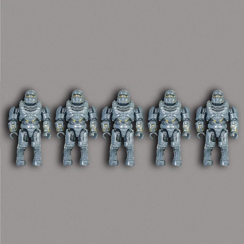 5Pcs Mega Construx Halo Bloks Infinite UNSC Spartan Vannak-134 Fleetcom Warthog - Picture 1 of 3