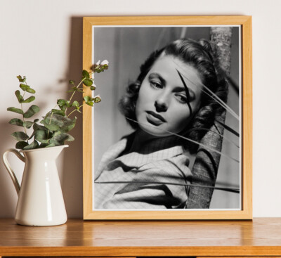 Ingrid Bergman : 10''x8'' Professional Photo