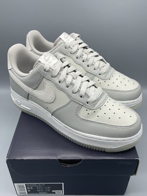 Nike Air Force 1 Low '07 LV8 Light Bone Grey White Sail EU 39 Beige Grau Weiß