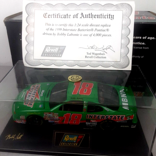 Interstate Batteries #18 Bobby LaBonte 1:24 Scale Car With Case In Box    (BNC9) - Picture 12 of 12