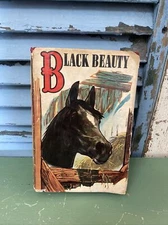 BLACK BEAUTY BY ANNA SEWELL VINTAGE 1924 Hardcover Florence Williams