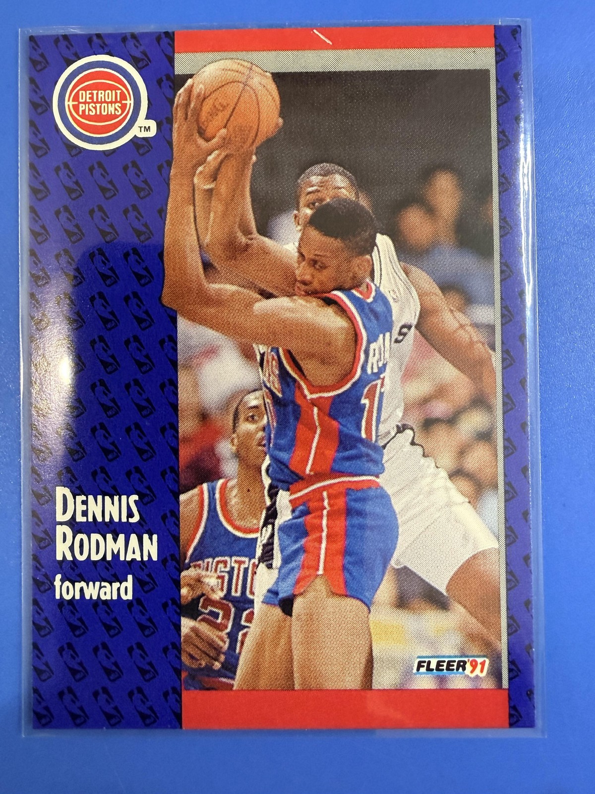 1991-92 Fleer  #16 Dennis Rodman