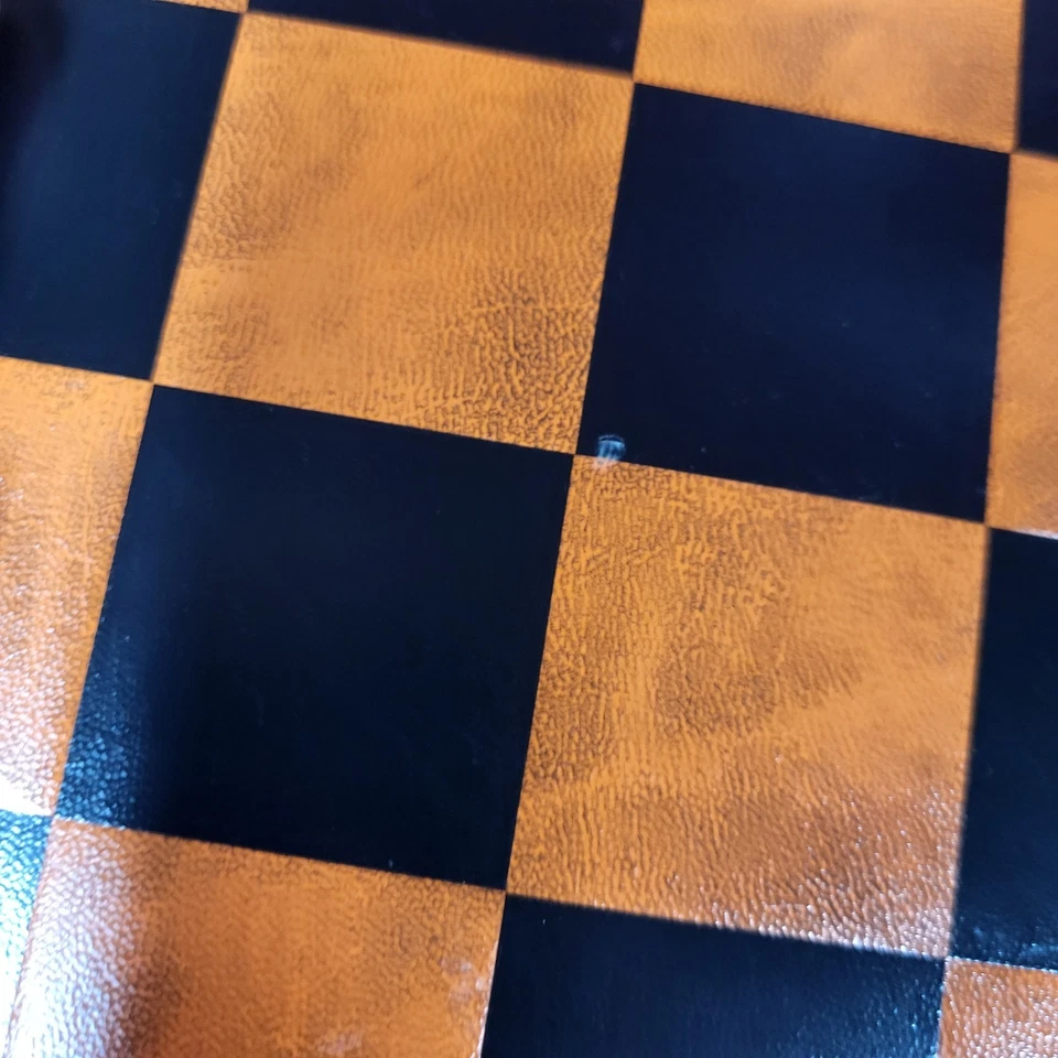 Juego de ajedrez vintage Italfama Italia tablero de cuero American West Cowboys and Indians Foto 4 de 4