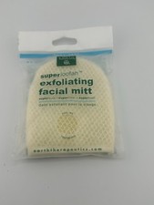 Earth Therapeutic Super Loofah Exfoliating Soft Facial Mitt with Sealed Bag 1 ct