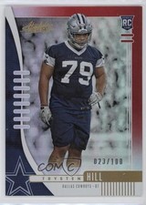 2019 Panini Absolute Rookie Red Spectrum 23/100 Trysten Hill #173 11sc