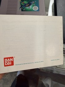 Galaga Demons of Death NES Cartridge Manual(Nintendo NES, 1988) Tested