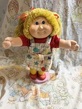 Cabbage Patch Kids HM15 Lion’s Mane Double Pony Transitional Gold Hair Blue Eyes