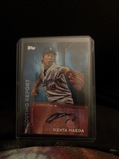 2016 Topps - Scouting Report Autographs Series 2 Kenta Maeda #SRA-KME (AU, RC)