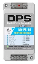 10HP Sinlge Phase to 3 Phase Converter, MY-PS-10 model, UL-Listed, 200V - 240V