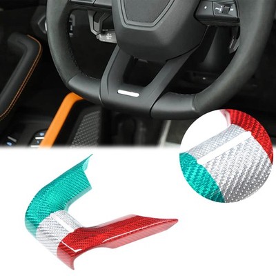 Tri-Color Steering Wheel Cover Trim For Lamborghini Urus/Urus SE 2018-2023