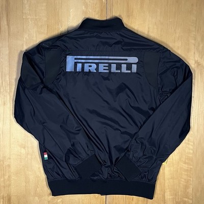 Pirelli Bomberjacke Herren schwarz reflektierend große Autorennen F1 Formel 1