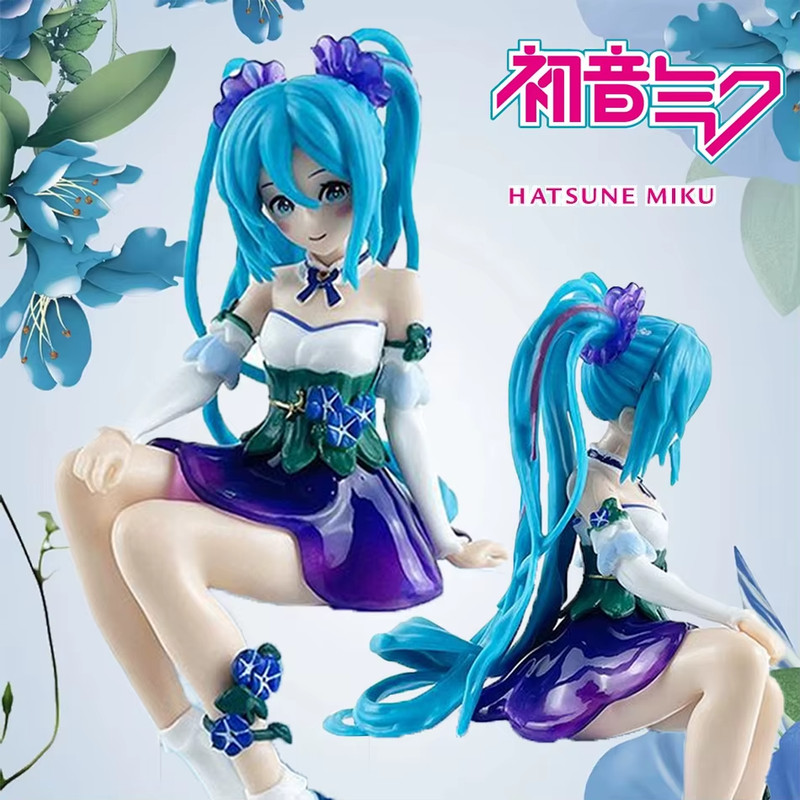 15cm Hatsune Miku Morning Glory Fairy Noodle Stopper Figure – PVC Anime Model