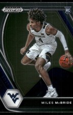 2021 Panini Prizm Draft Picks #32 Miles McBride West Virginia Mountaineers