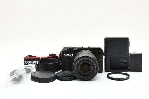 [Near Mint] Canon EOS M Mirrorless Digital Camera w/ EF-M 18-55mm STM Lens