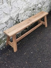 Milking Bench Seat Rustic Reclaimed 120 cm 