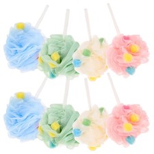  8 Pcs Mesh Bath Loofahs Shower Spa Accessori...