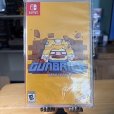 Gunbrick Reloaded Limited Run Games Nintendo Switch Action Puzzle Game New