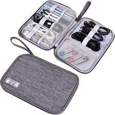 Travel Cable Organizer Bag Electronic Accessories USB Drive Storage Case Charger