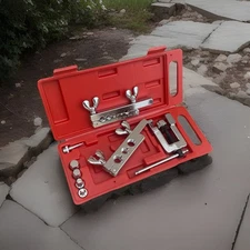 14pcs HVAC Fuel Line Tube Flaring & Swaging Swage Tool SAE Extrusion Type Flare