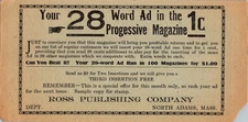 1918 Pope Press Mail Order Advertising Circular Haverhill MA Printing WWI