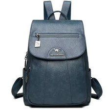 Women Backpack Soft Leather Vintage Shoulder Bag Casual Travel Ladies Female Bag